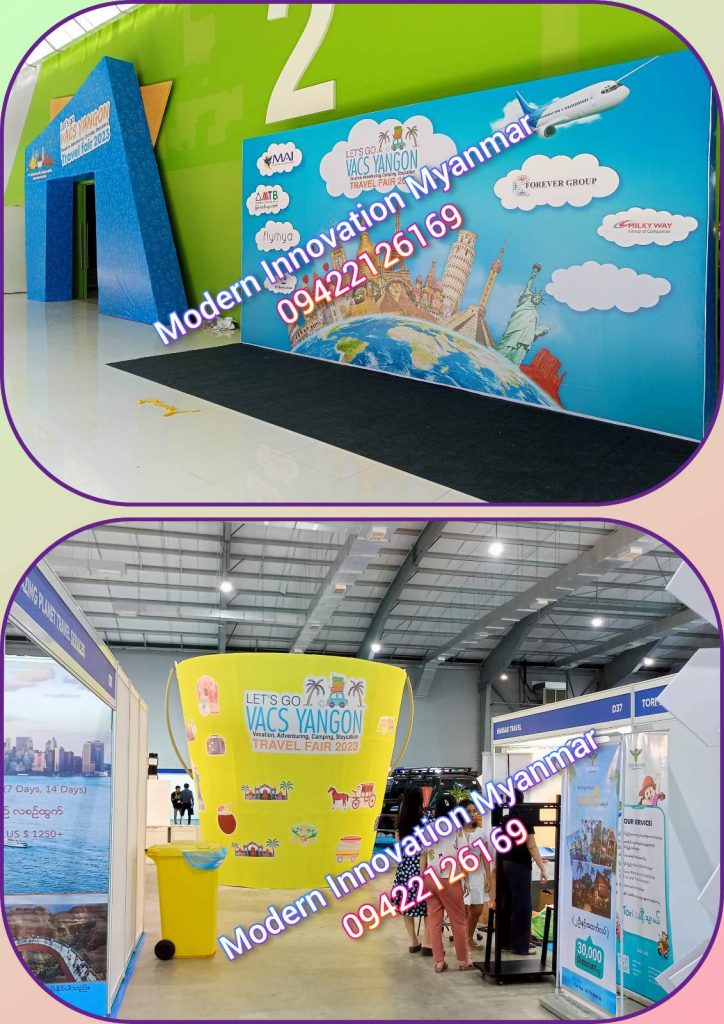 #BoothSetUp#EventSetUp#EntranceDecoration#ExhibitionServices #BoothSetUpatYangonConventionCenter