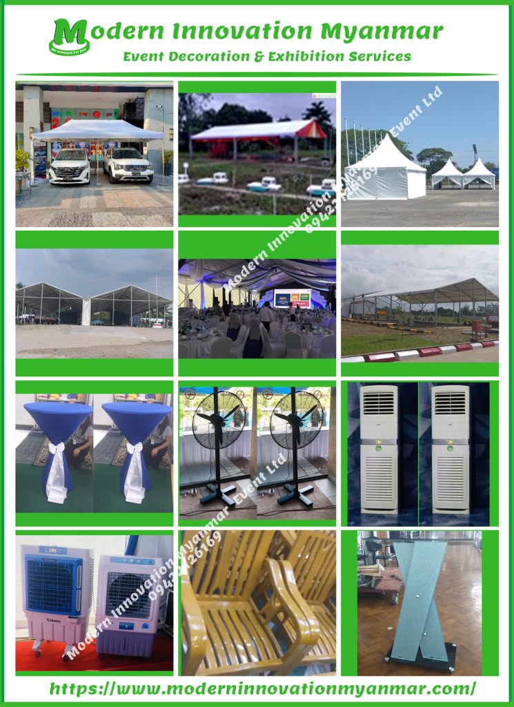 Booth Decoration, Event Decoration, Tent Rental, Fabric Decoration, Exhibition Services